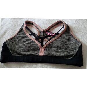 La SENZA Grey & Black with Pink Sports Bra🩶🖤🩷